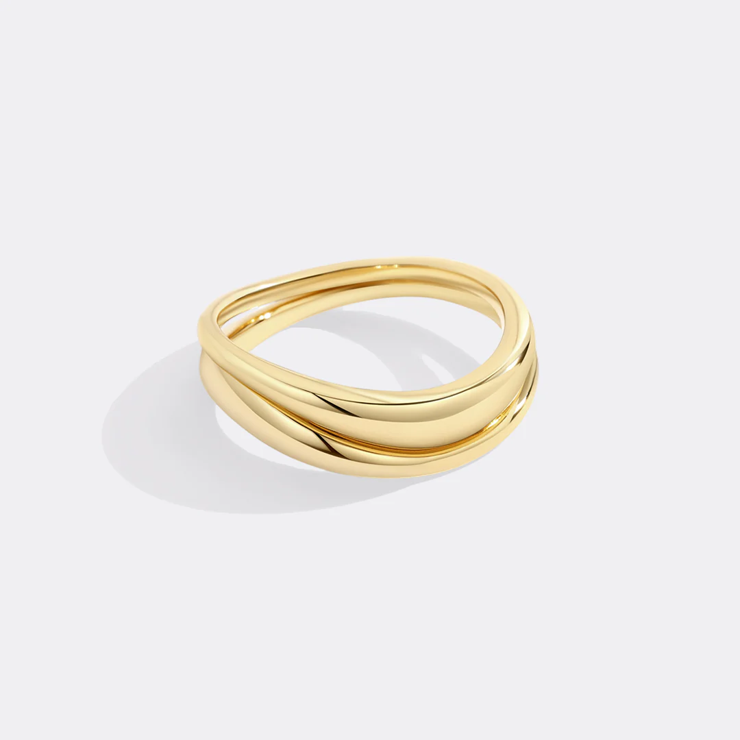 Organic Stacking Ring Set