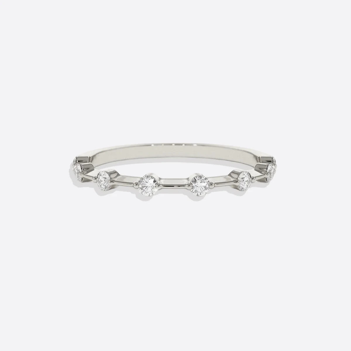 Ultra Thin Floating Eternity Ring