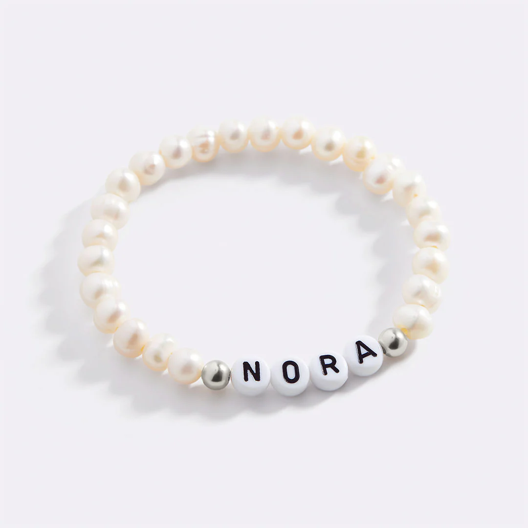 Custom Pearl Beaded Friendship Bracelet