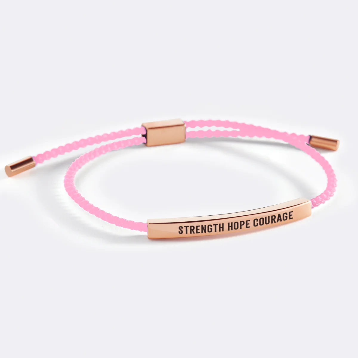 Strength Hope Courage Inspire Bracelet