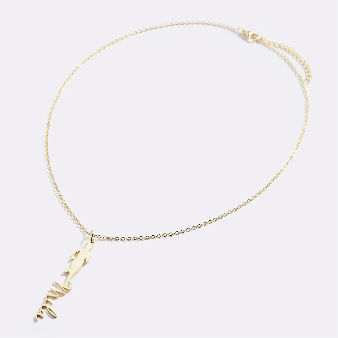 Runner Name Necklace