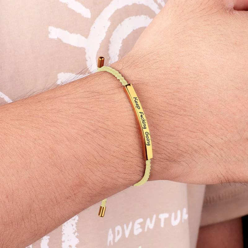 Keep Fcking Going Inspire Bracelet