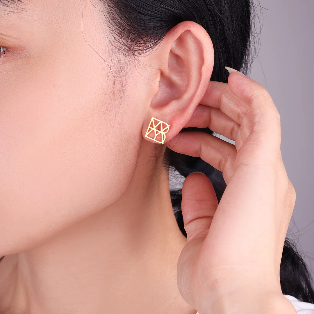 Monogram Name Earrings