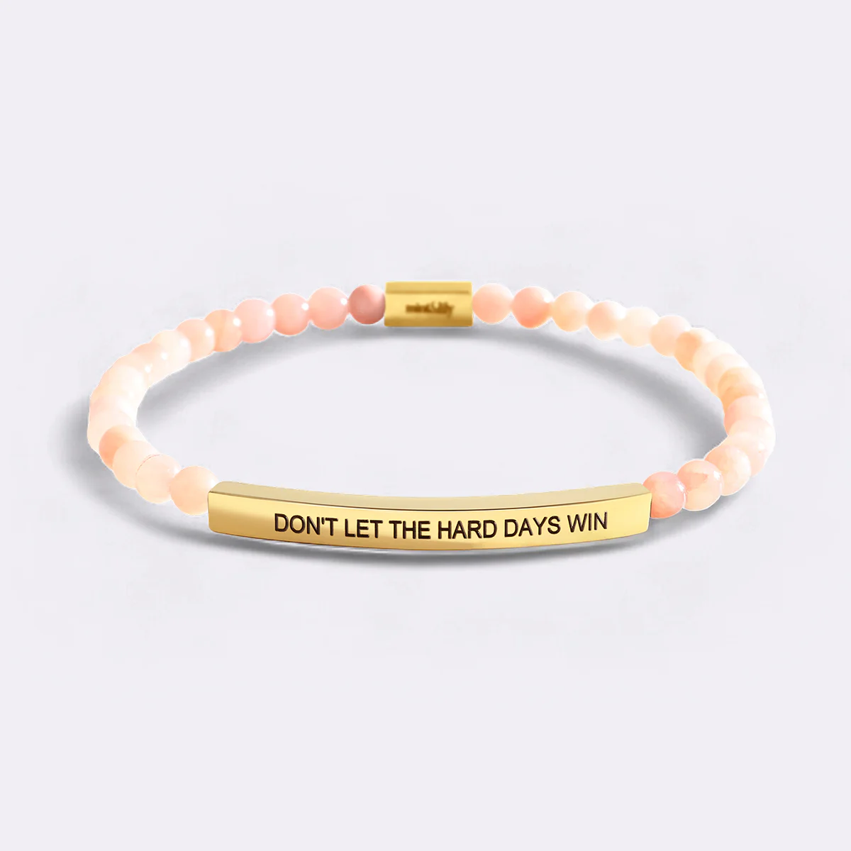 Don't Let The Hard Days Win Beaded Inspire Bracelet