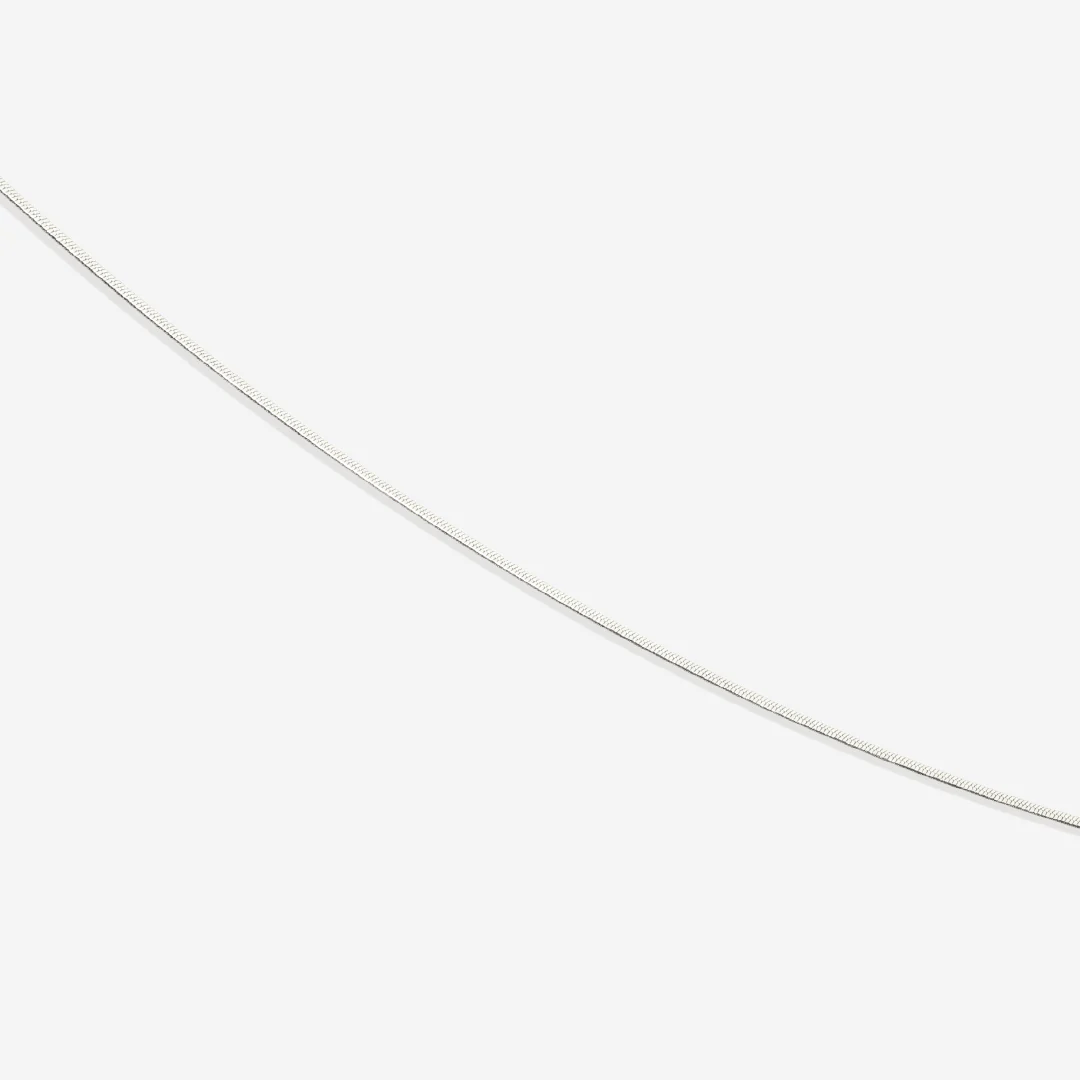 Dainty Herringbone Chain Necklace
