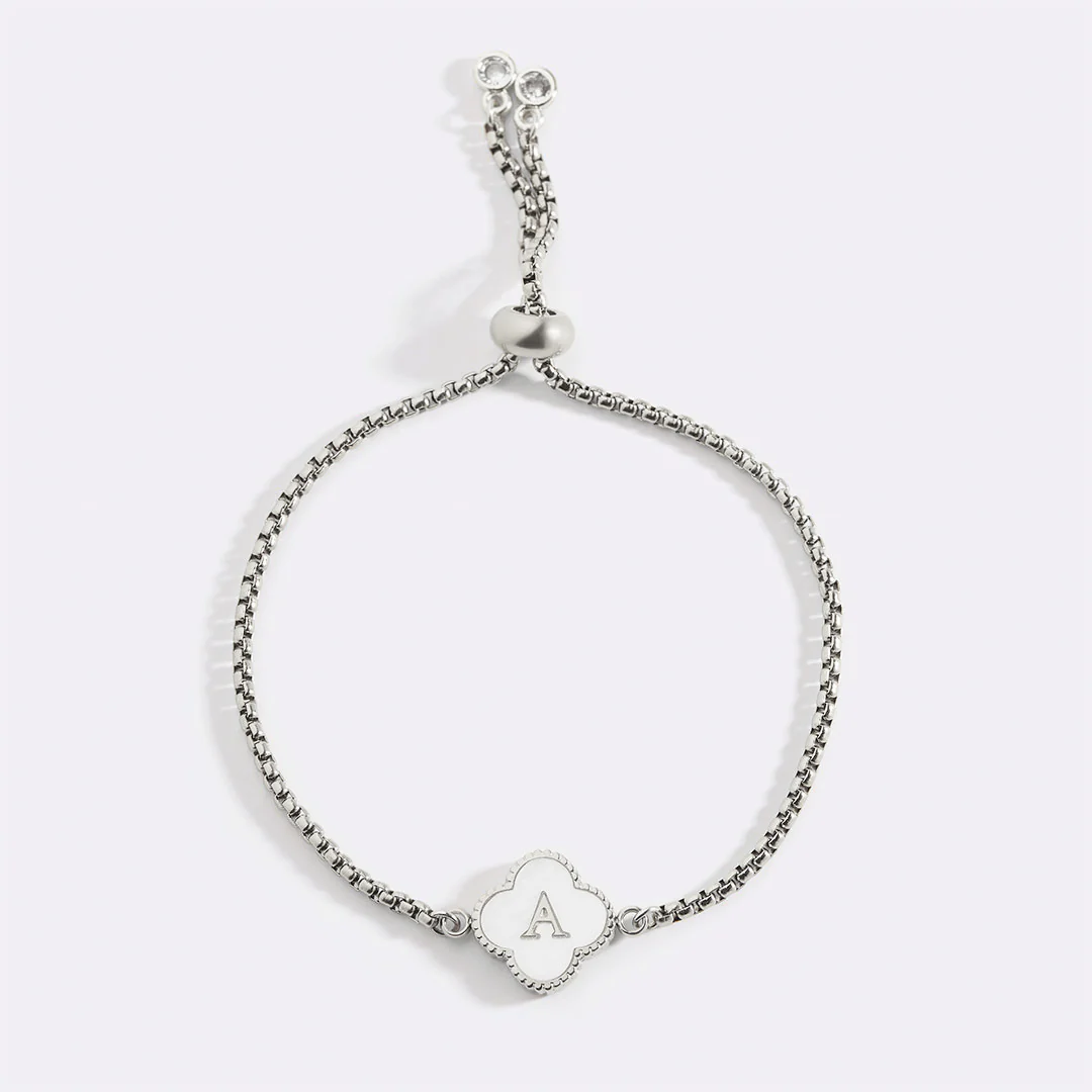 Clover Custom Name Bracelet