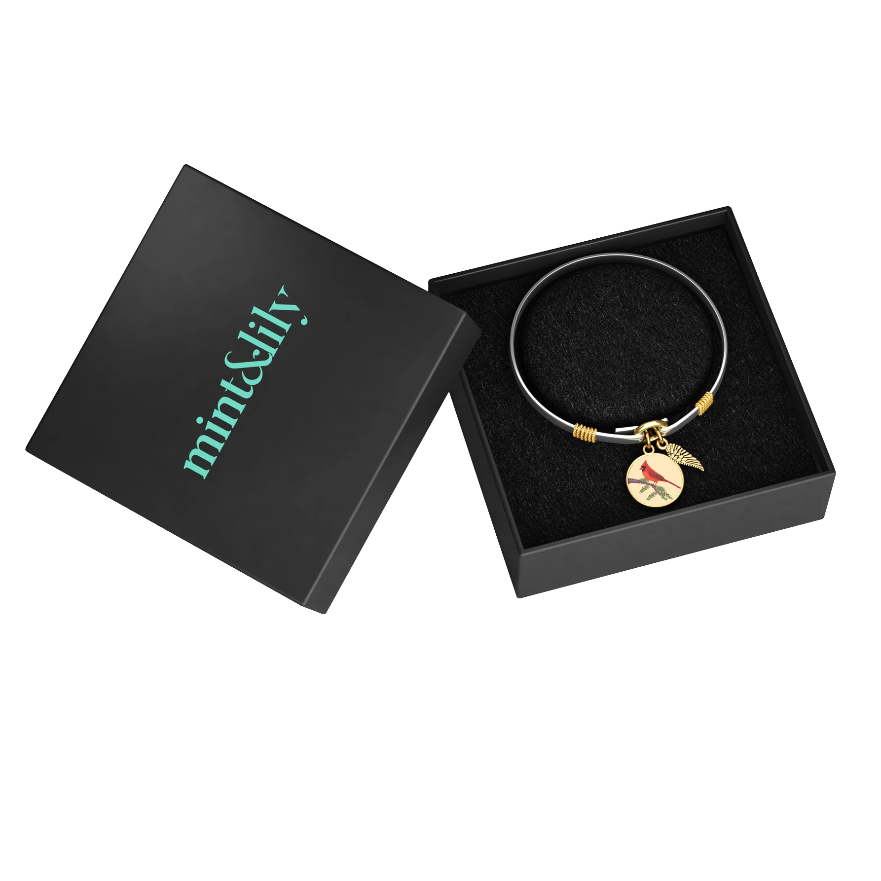 Cardinal - Two-Tone Custom Charm Bracelet