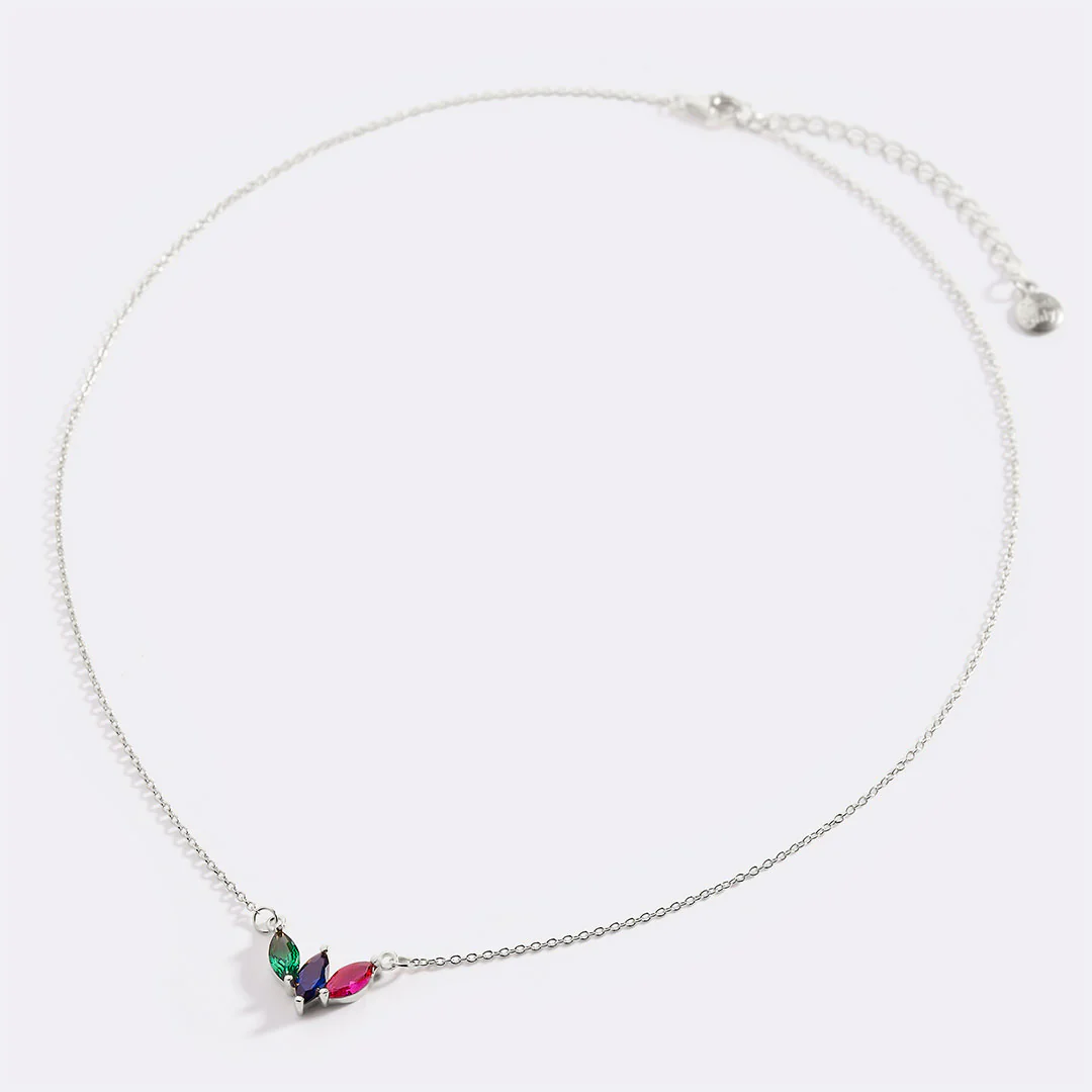 Elegant Family Birthstone Necklace