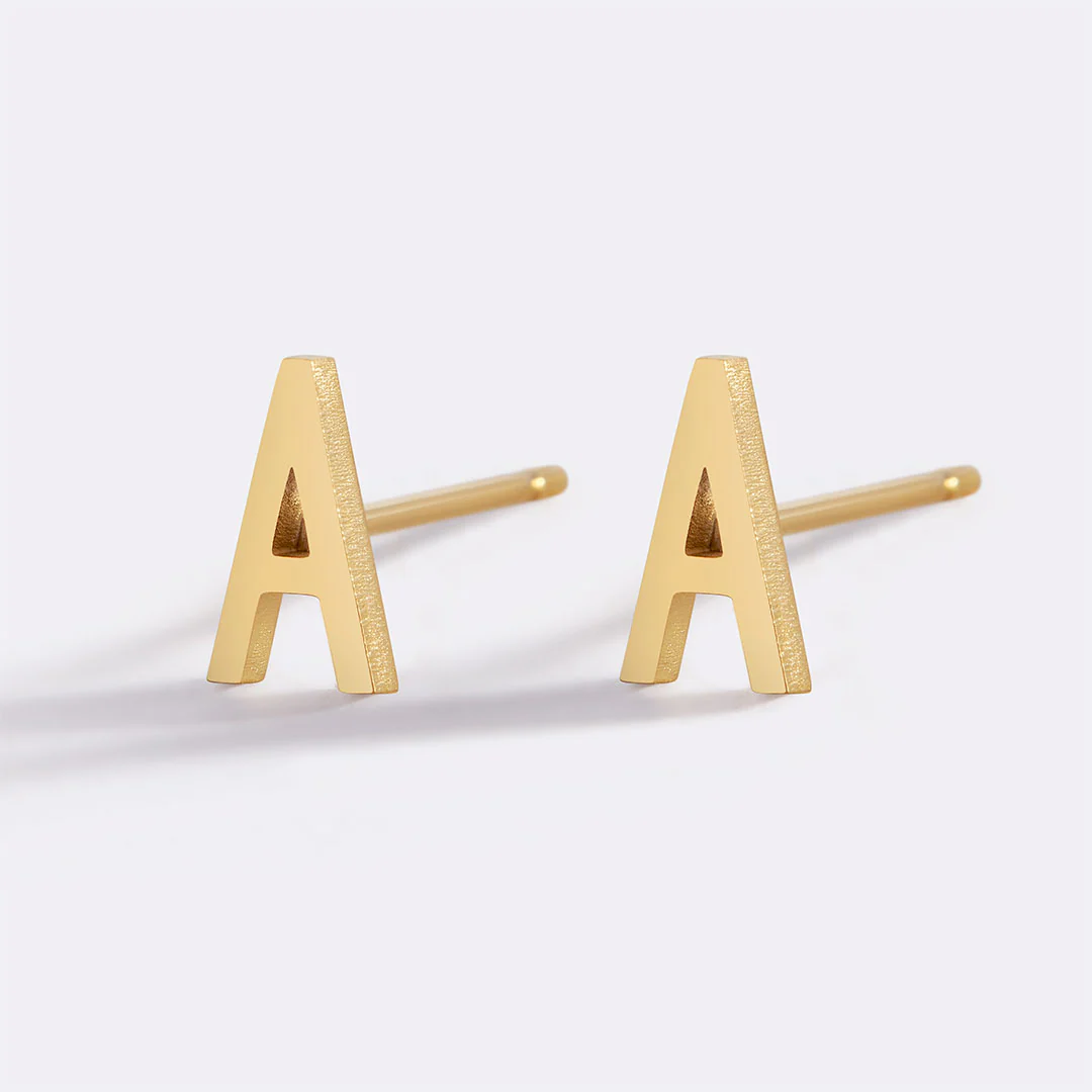 The Skinny Initial Earrings