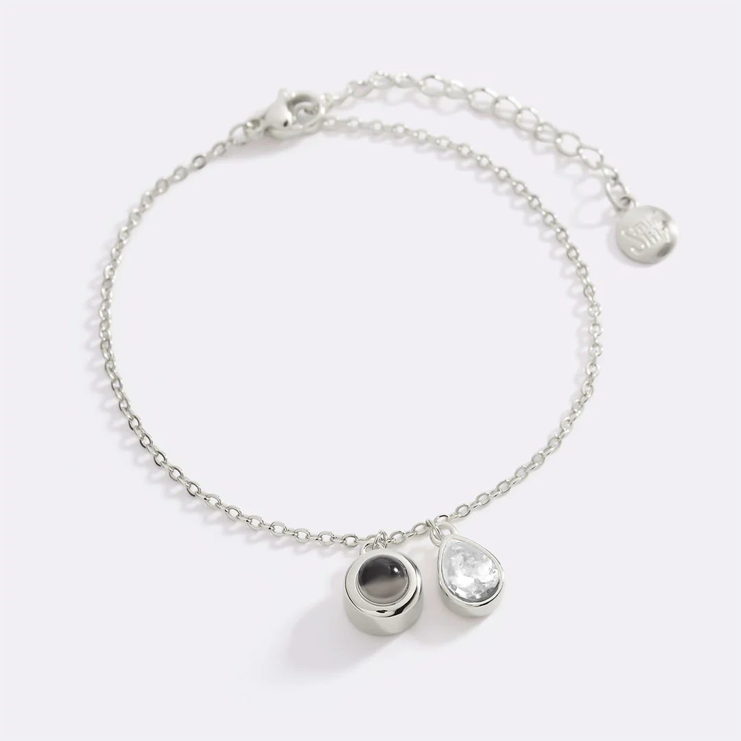 Birthstone Photo Bracelet