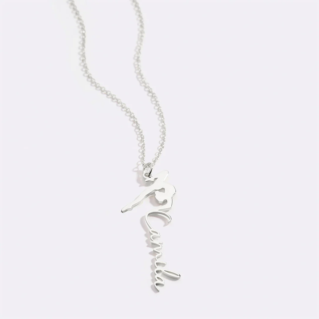 Personalized Gymnastics Necklace