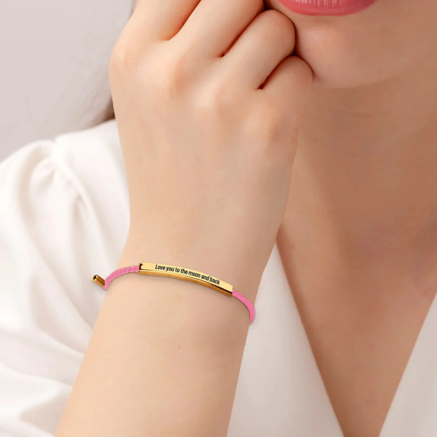 Love you to the moon and back Inspire Bracelet