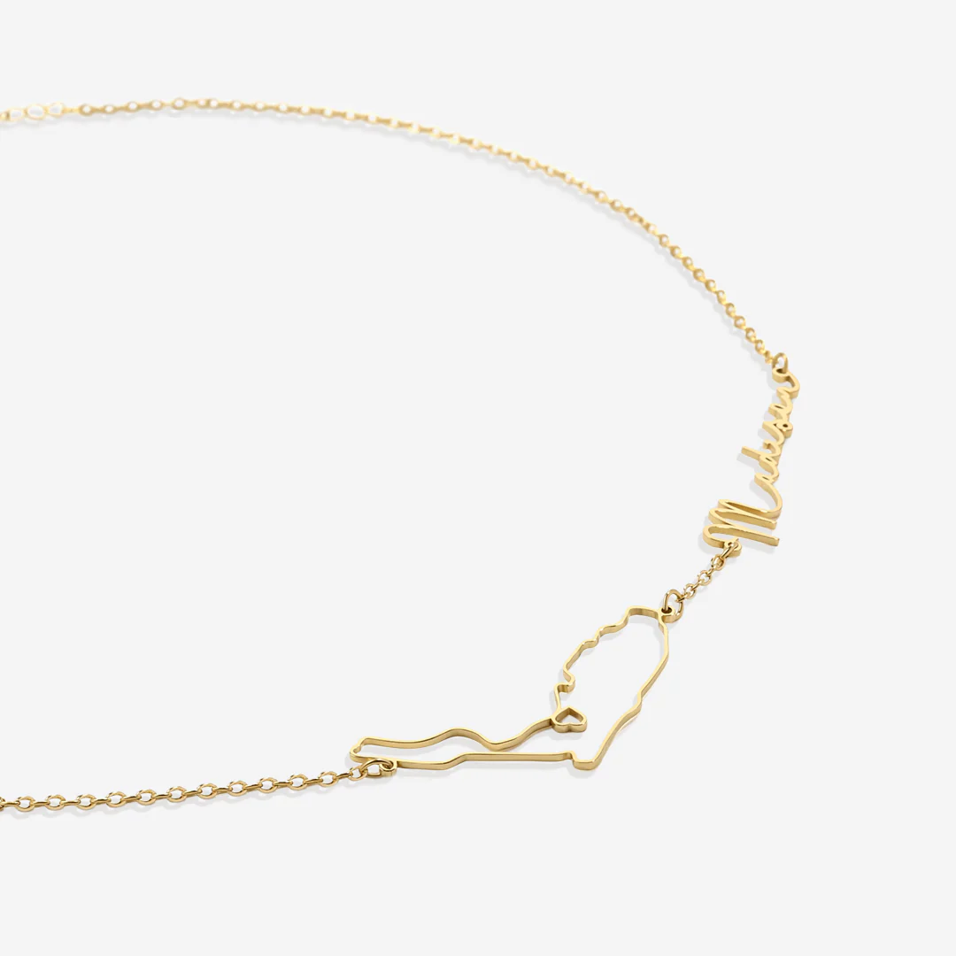 State Pride Name Necklace