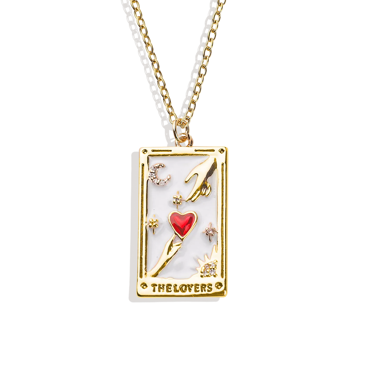 The Lovers Tarot Necklace