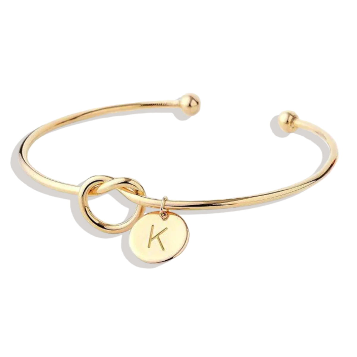 Personalized Tie the Knot Bracelet • Bridesmaid Gift Bracelet