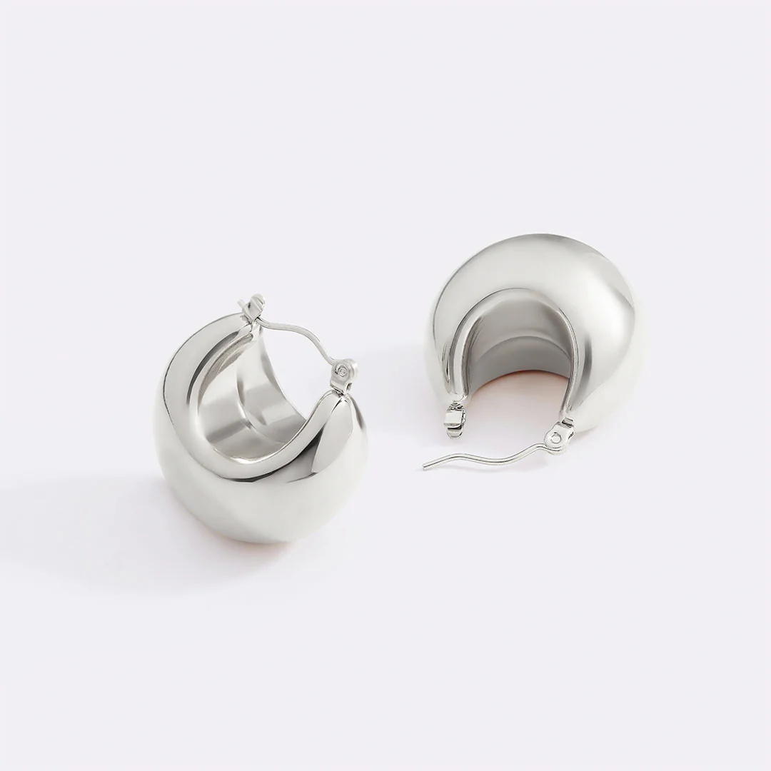 Sculpted Hoop Earrings