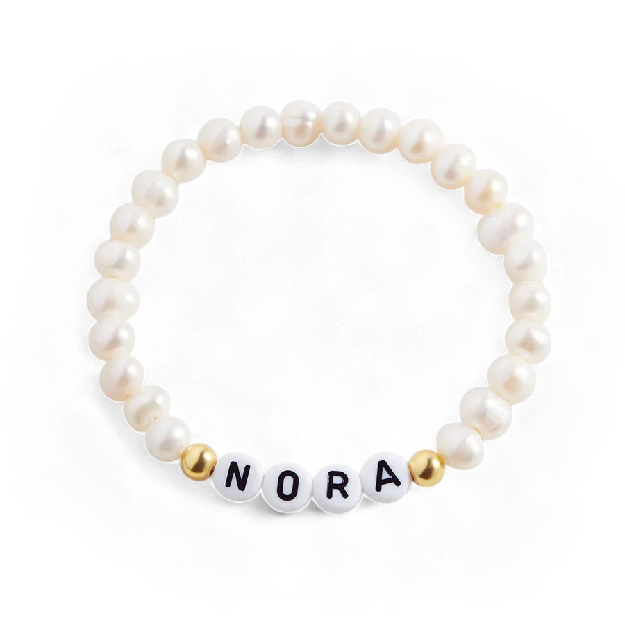 Custom Pearl Beaded Friendship Bracelet