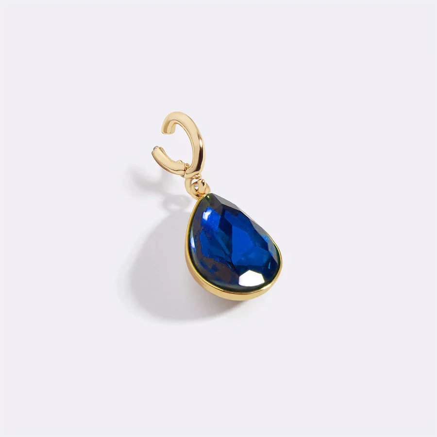 Teardrop Birthstone Charm