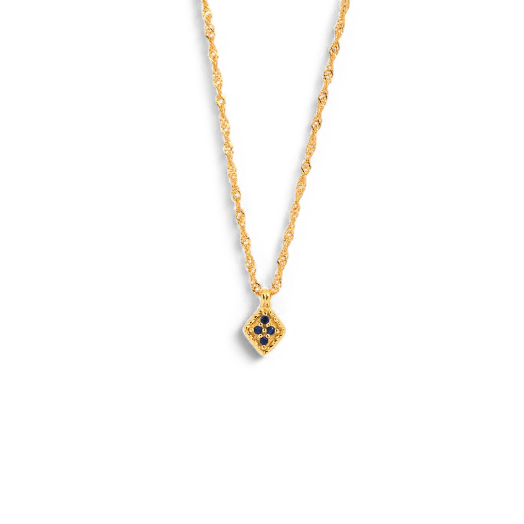 Dainty Birthstone Kite Necklace