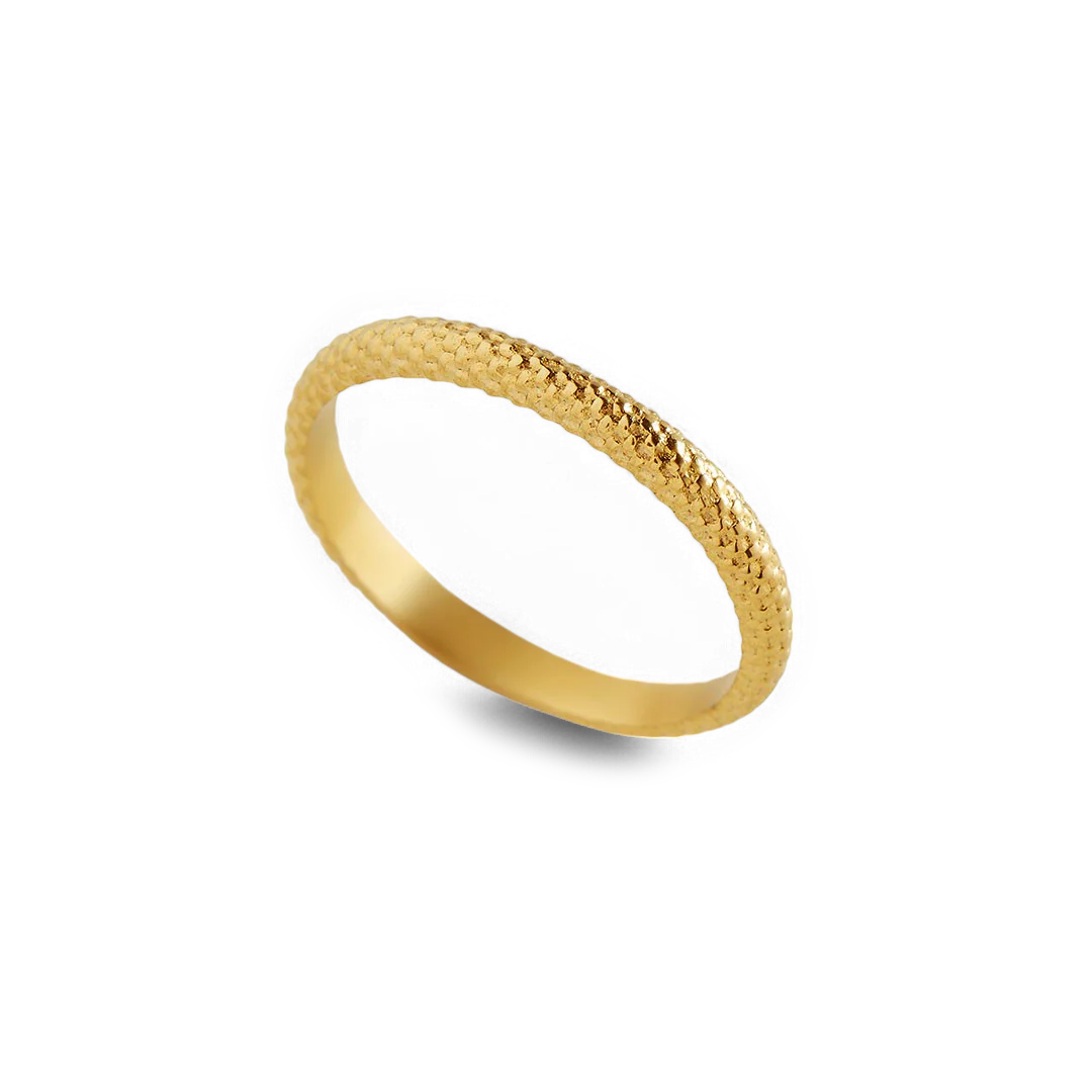 Snakeskin Stacking Ring