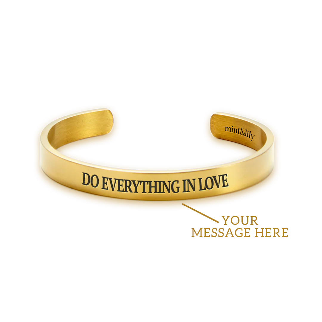 Customize Your Personalizable Cuff Bracelet