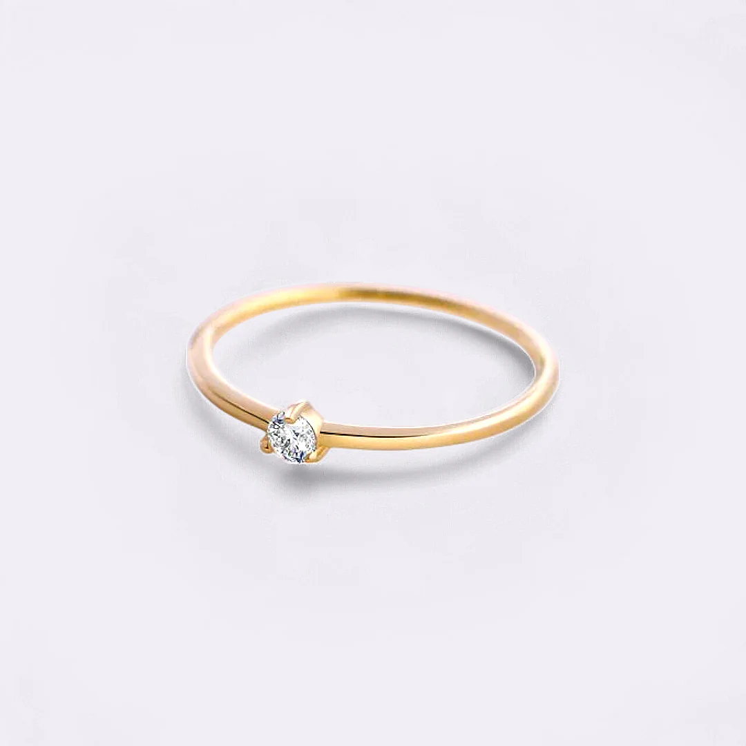 Tiny Diamond Ring
