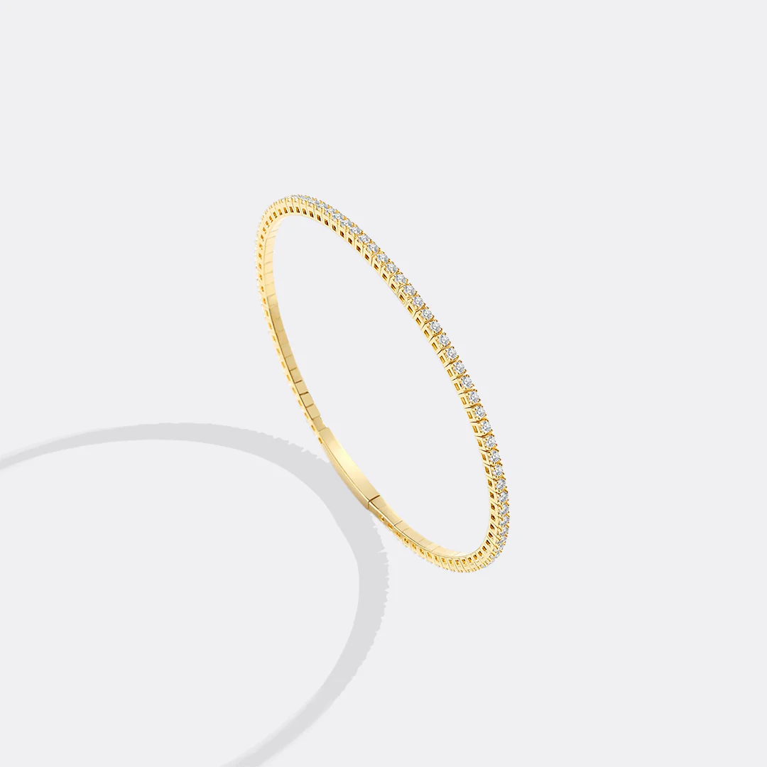 Flexible Diamond Tennis Bracelet