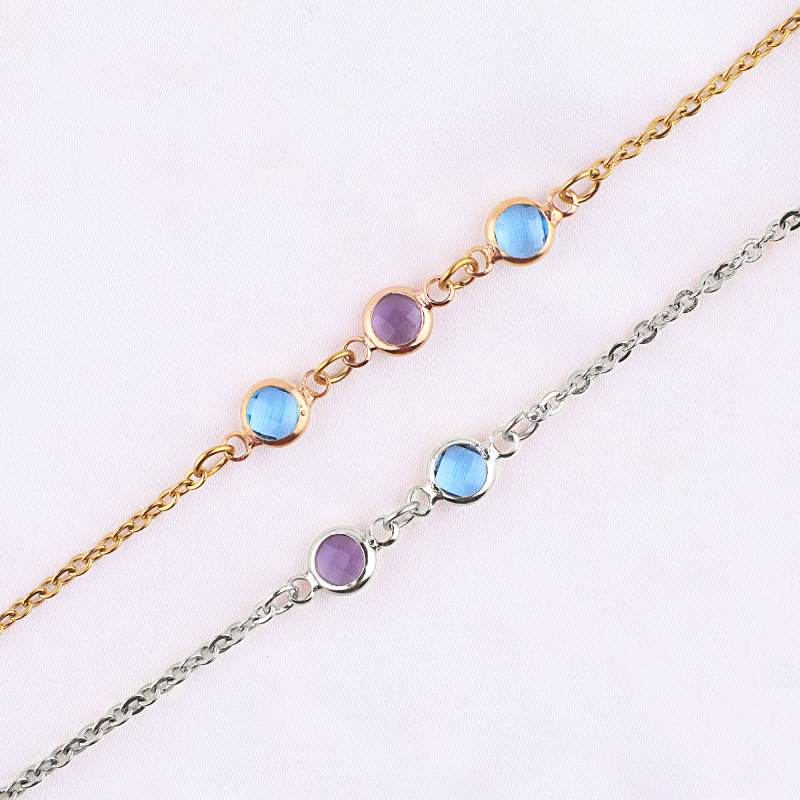 Personalized Birthstone Bracelet