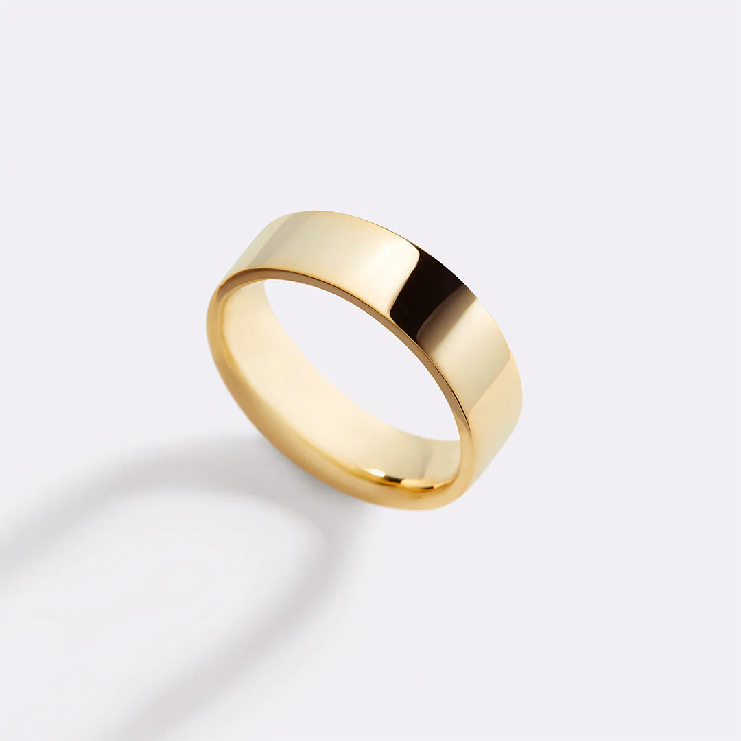 Gold Statement Stacking Ring