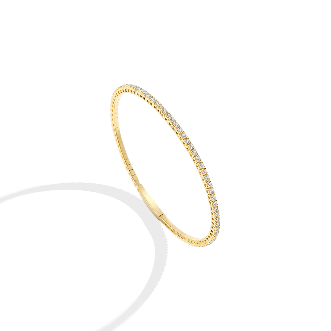 Flexible Diamond Tennis Bracelet