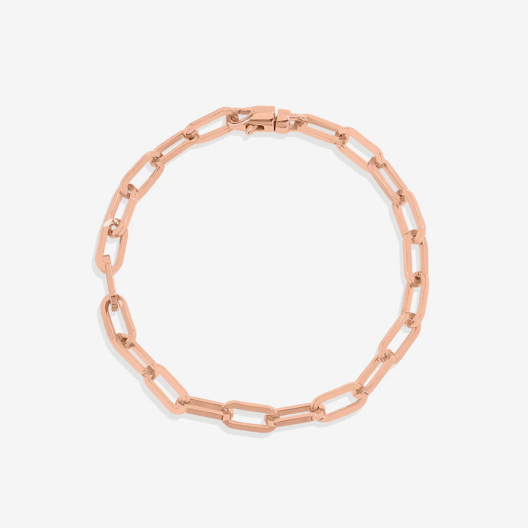 Open Link Paperclip Chain Bracelet
