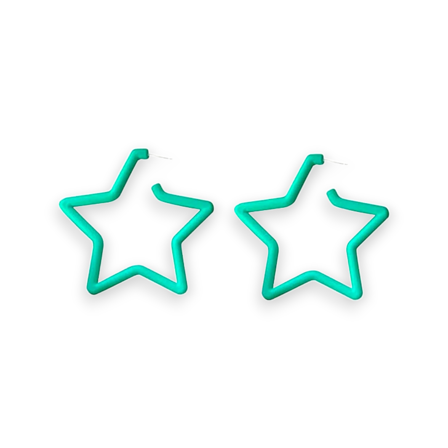 Ear Candy Star Hoop Earrings