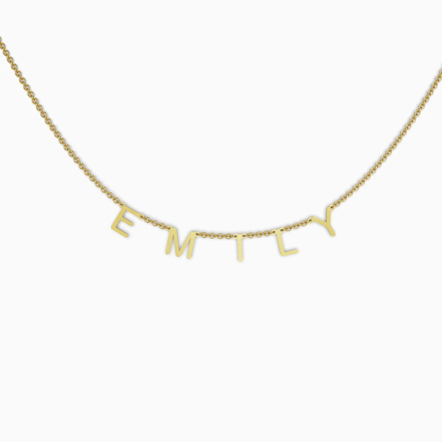 Custom Letter Name Necklace