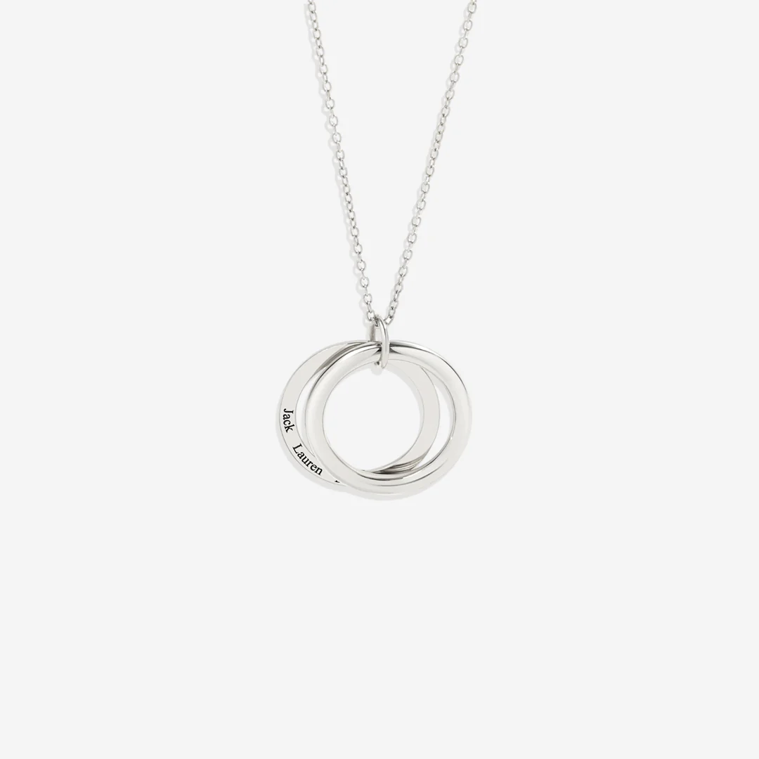 Hidden Message Ring Necklace