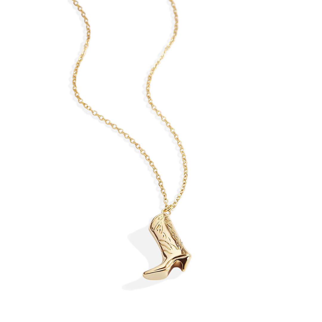 Cowboy Boot Necklace
