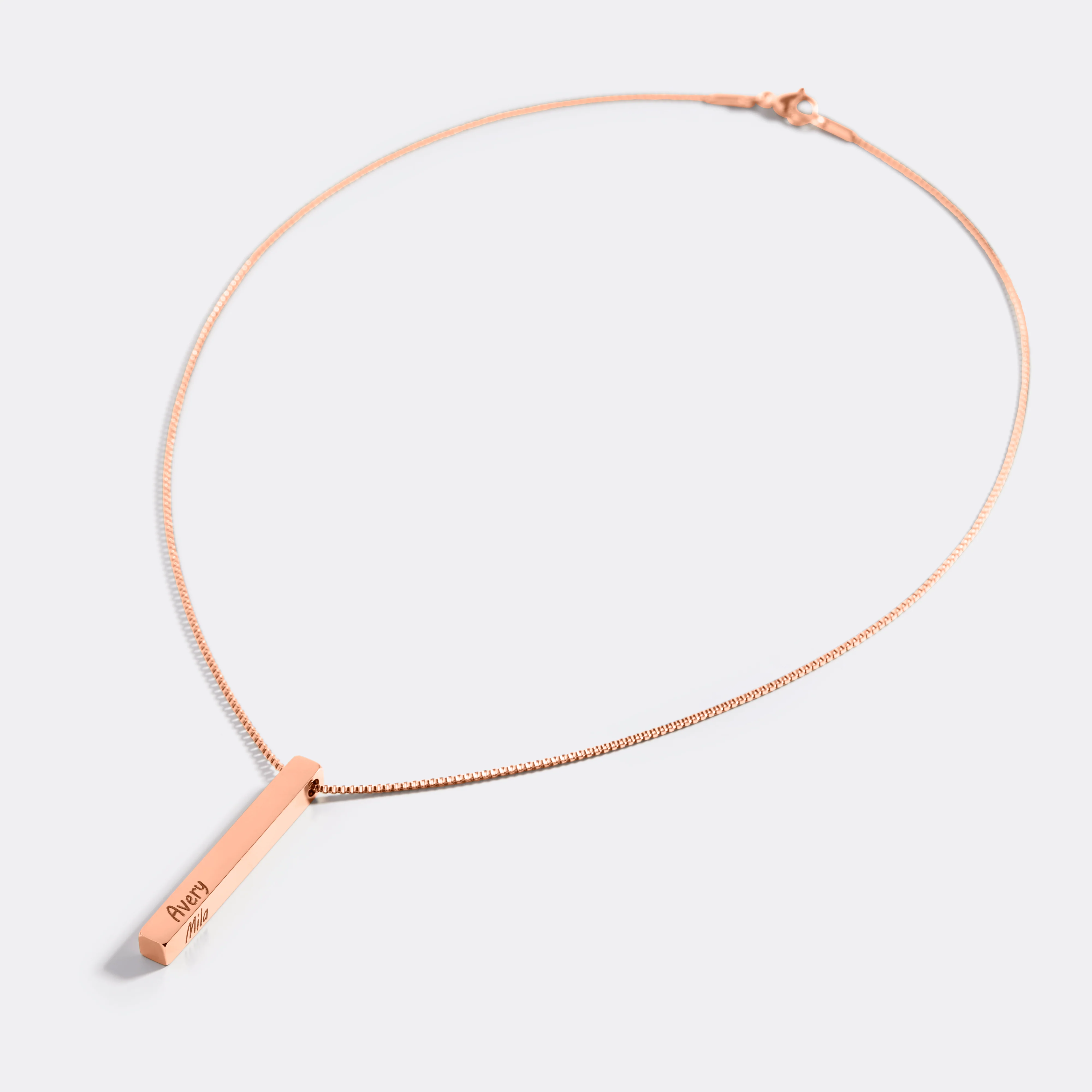 Muse Pillar Bar Necklace