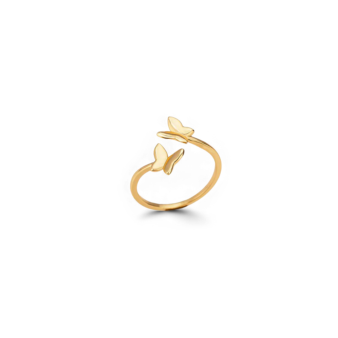 Adjustable Butterfly Ring