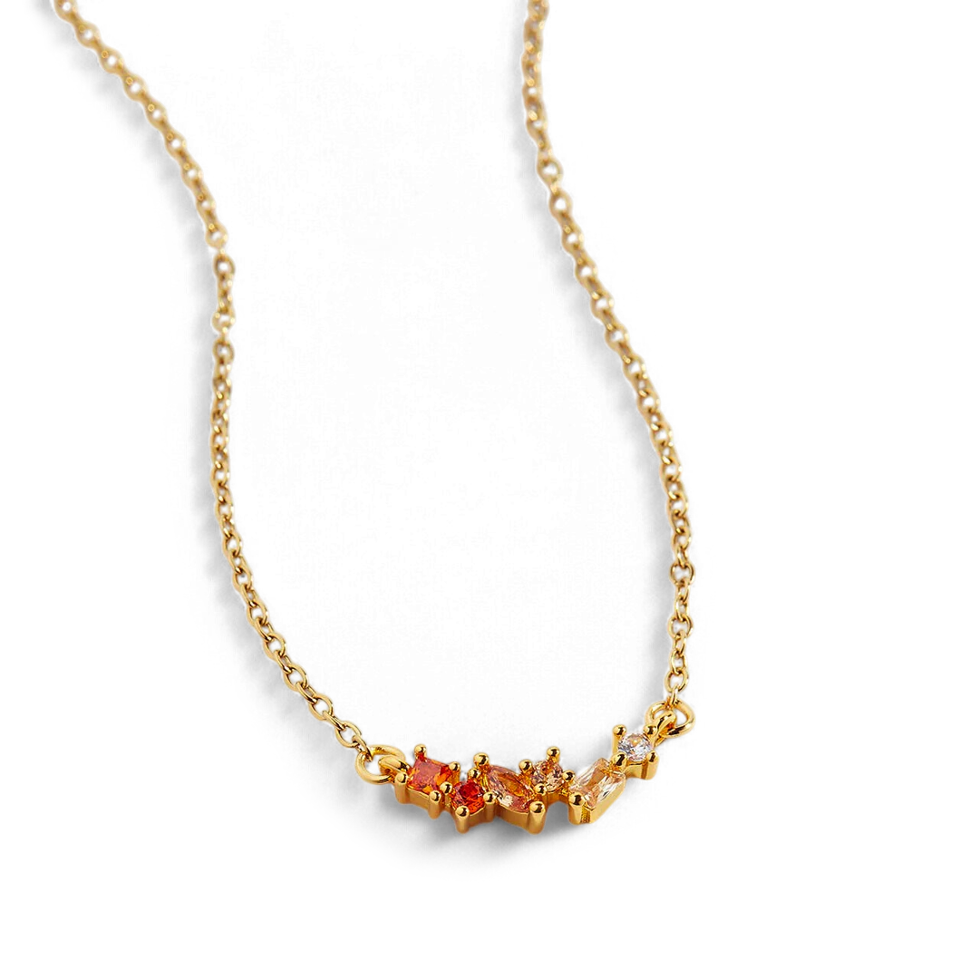 Ombre Birthstone Necklace