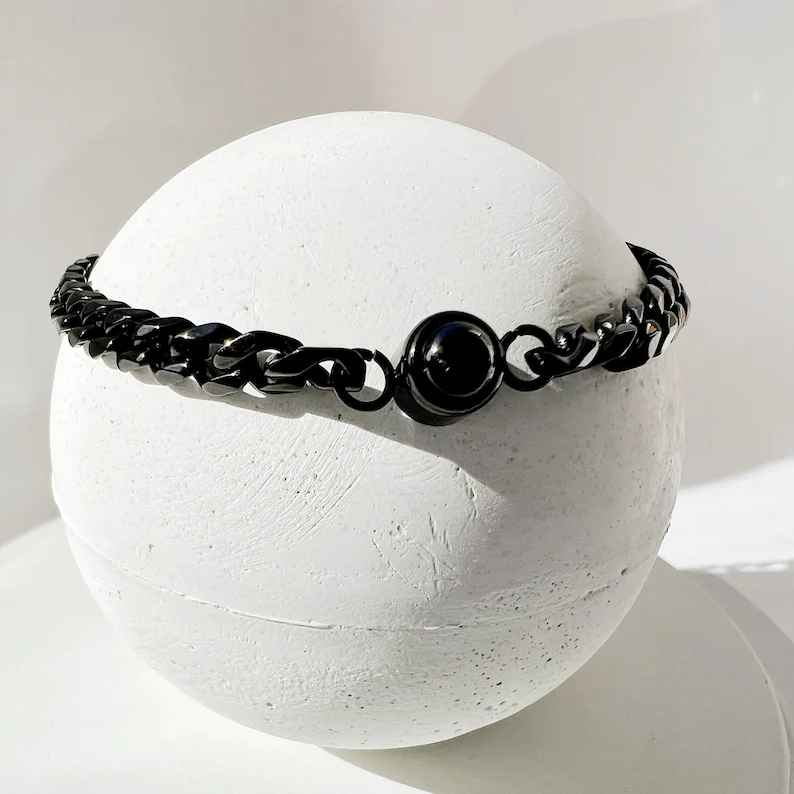 Cuban Chain Photo Bracelet