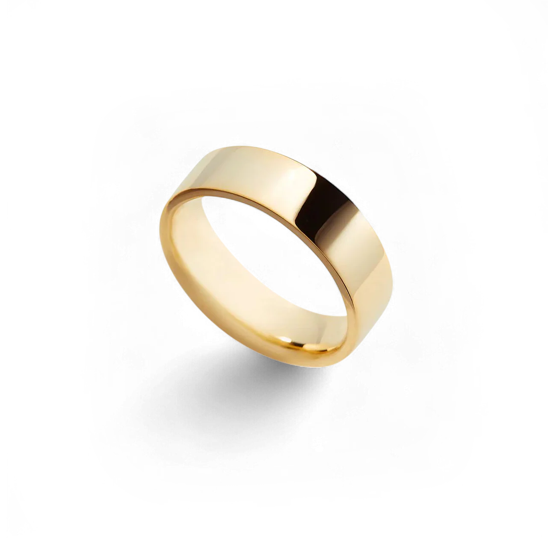 Gold Statement Stacking Ring