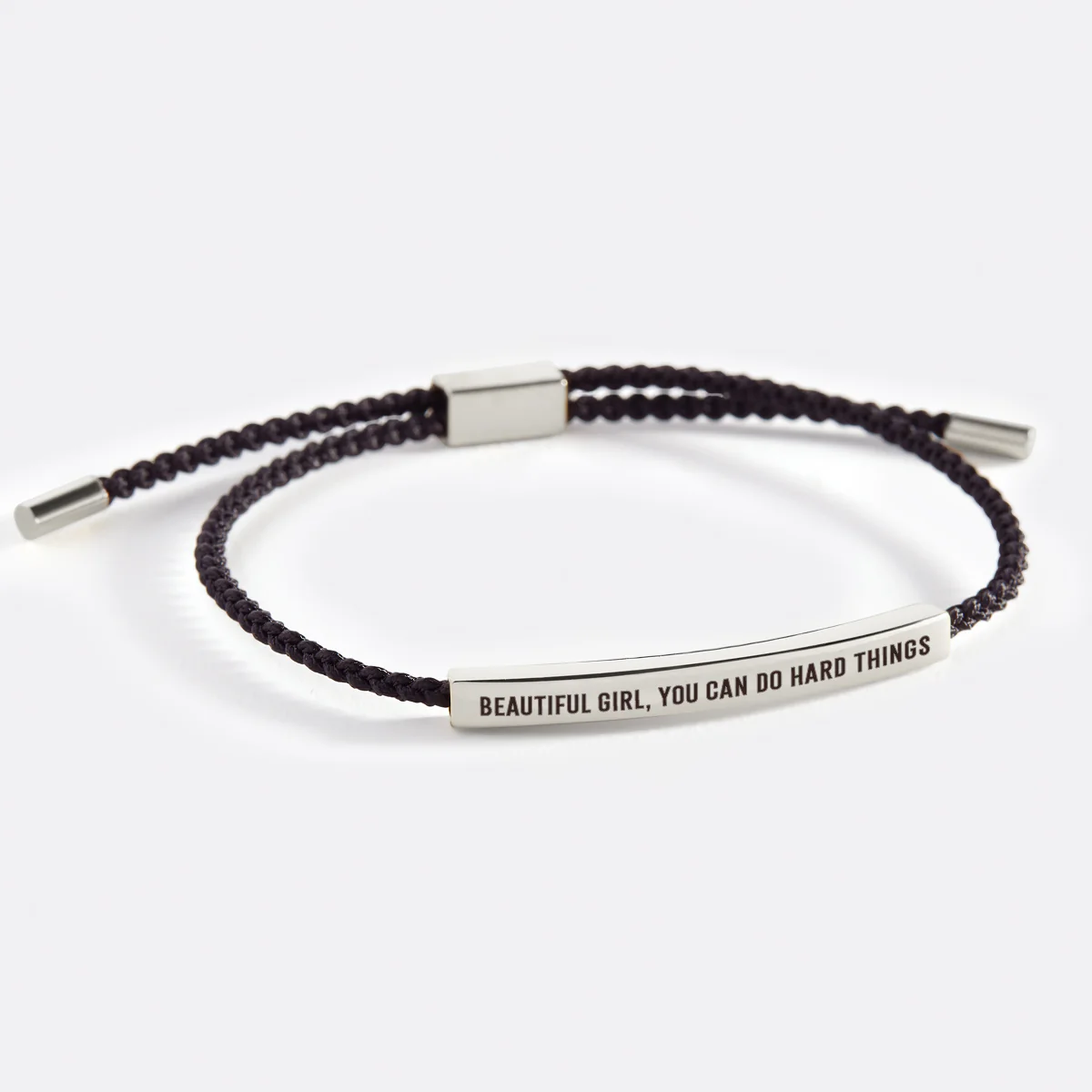Beautiful Girl, You Can Do Hard Things Inspire Bracelet