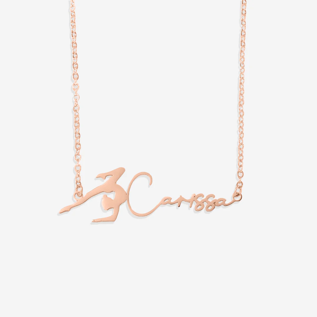 Personalized Gymnastics Necklace