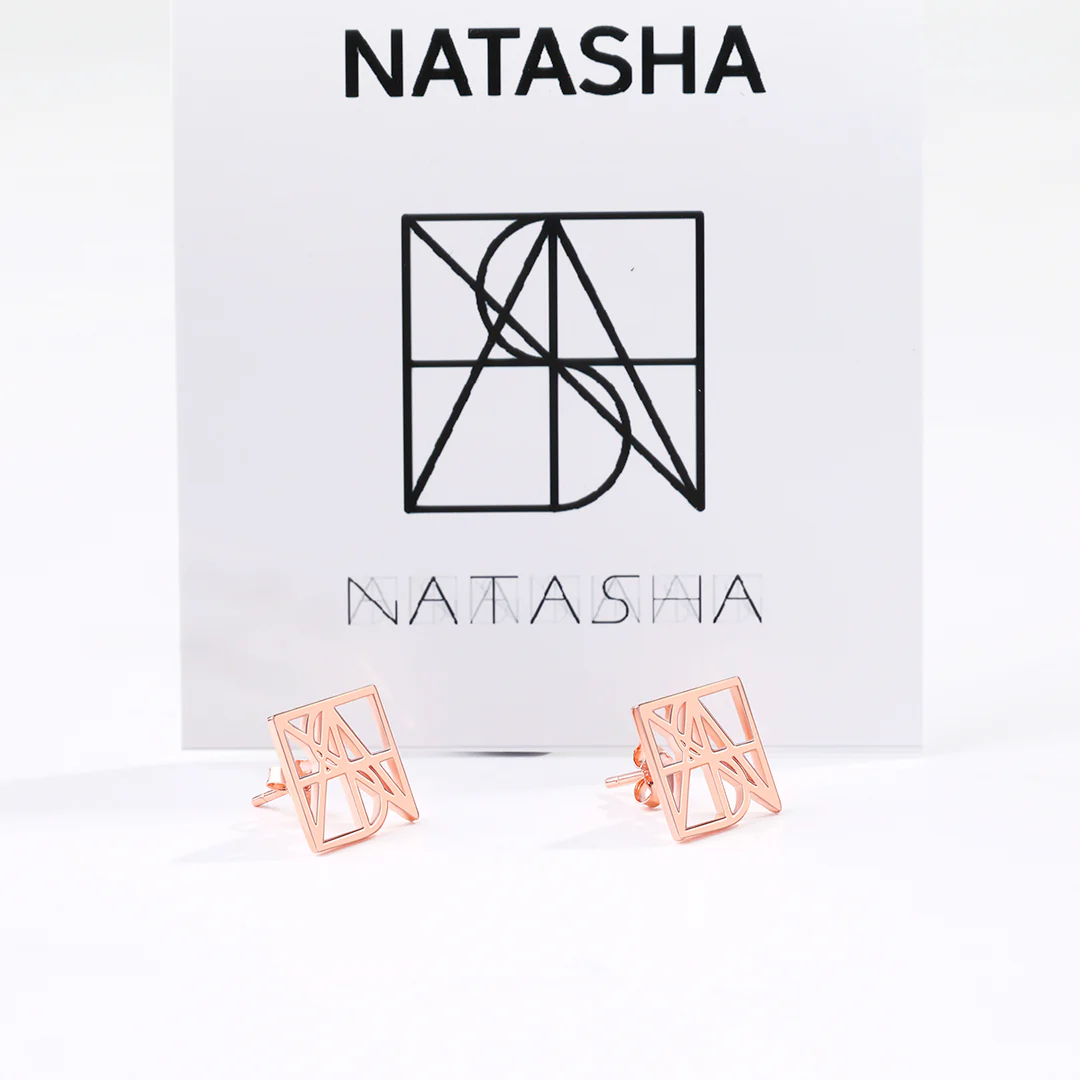 Monogram Name Earrings