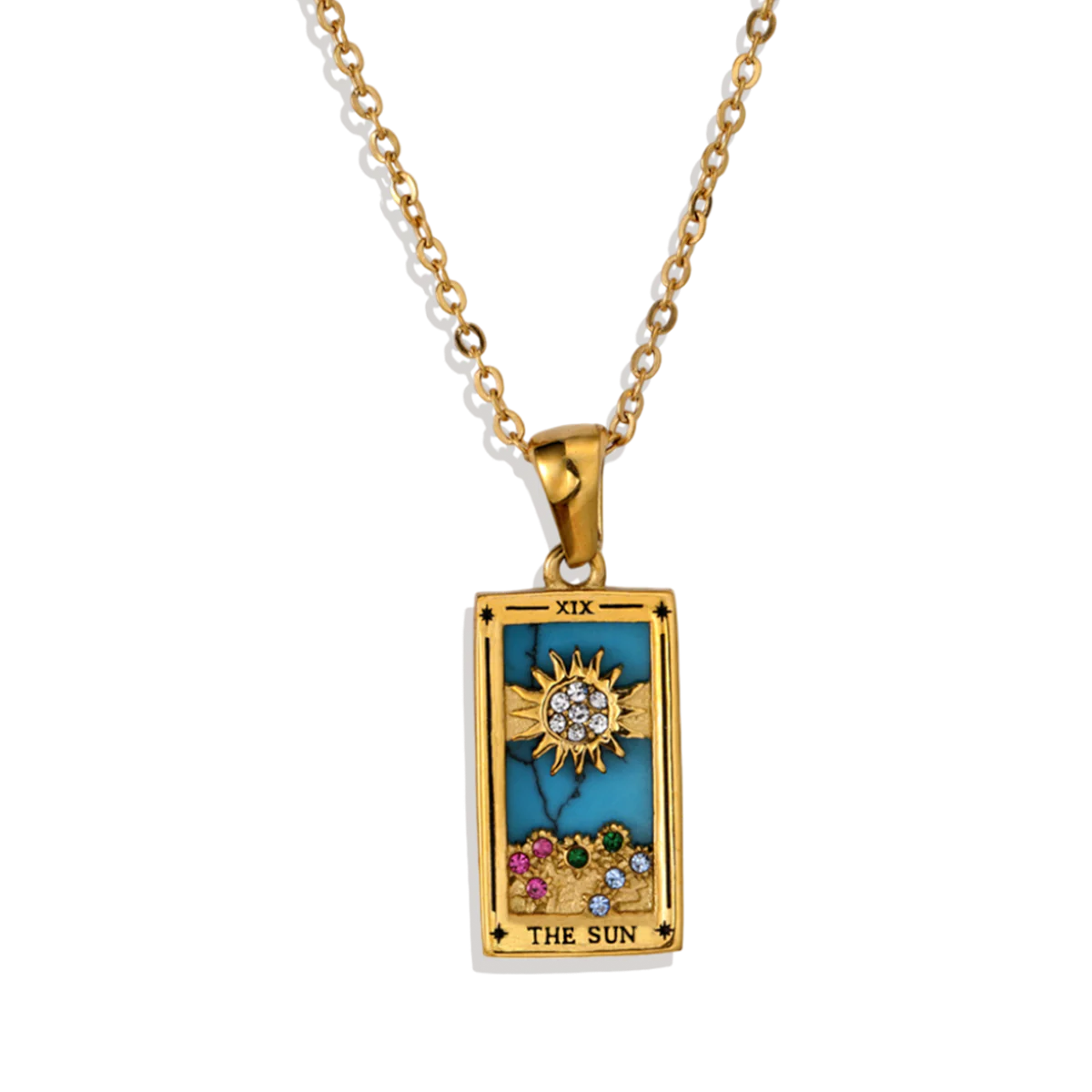 The Sun Tarot Necklace