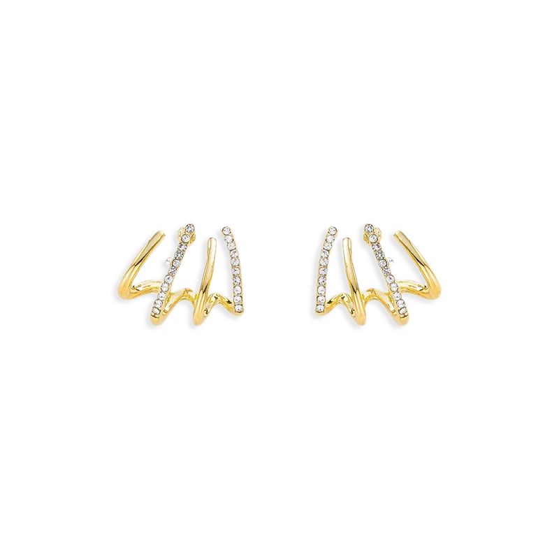 Claw Stud Wrap Earrings