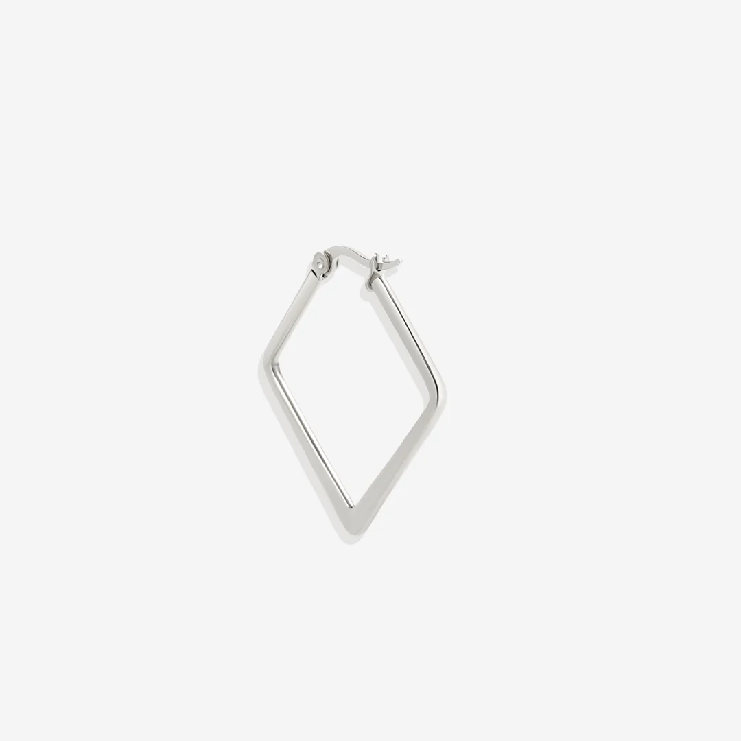 Geometric Girl Boss Hoop Earrings