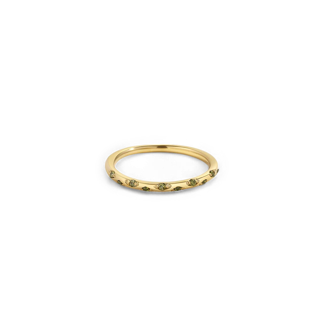 Dainty Constellation Birthstone Ring