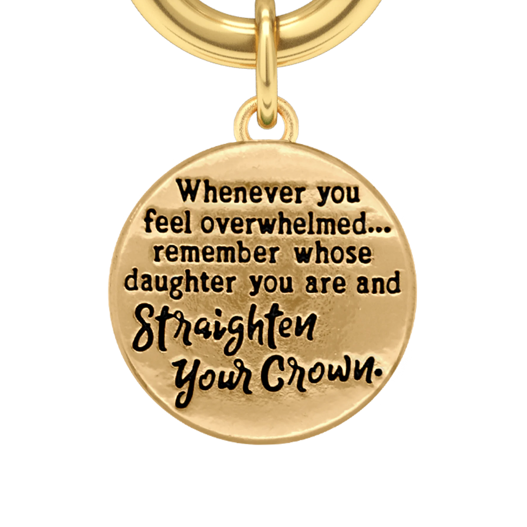 Straighten Your Crown - Two-Tone Charm Bracelet