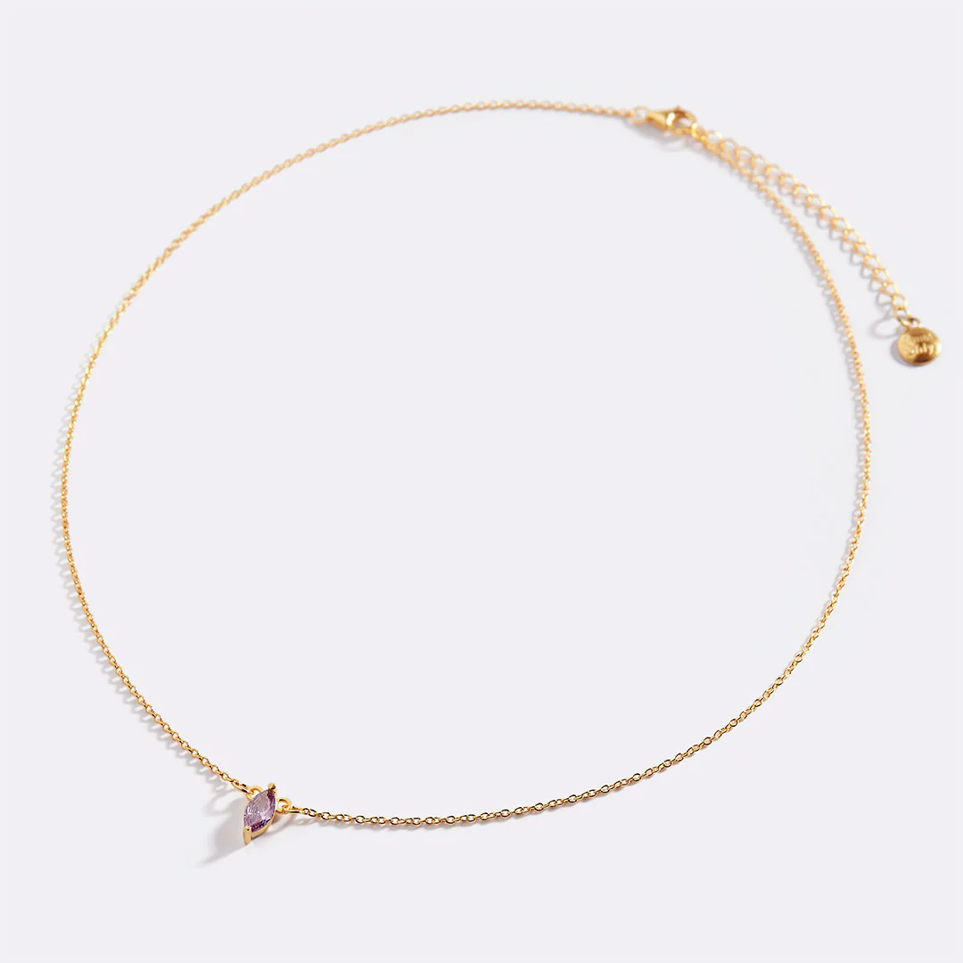 Elegant Family Birthstone Necklace