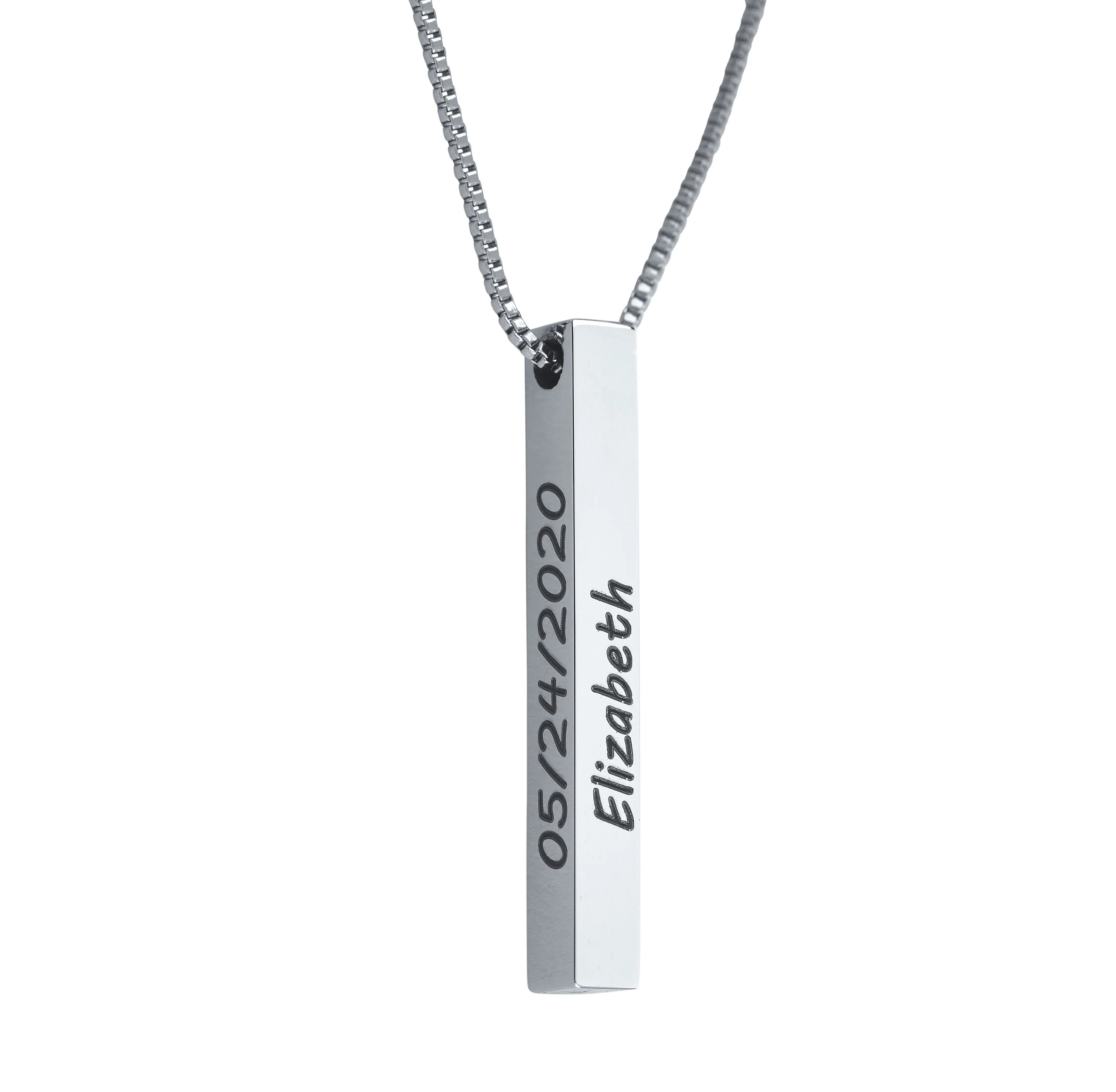 Muse Pillar Bar Necklace